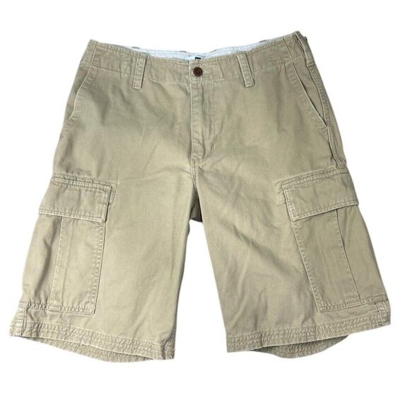 Men's GAP Beige Cargo Shorts Sz 32 Khaki Outdoors Pockets Casual Short - Picture 6 of 6